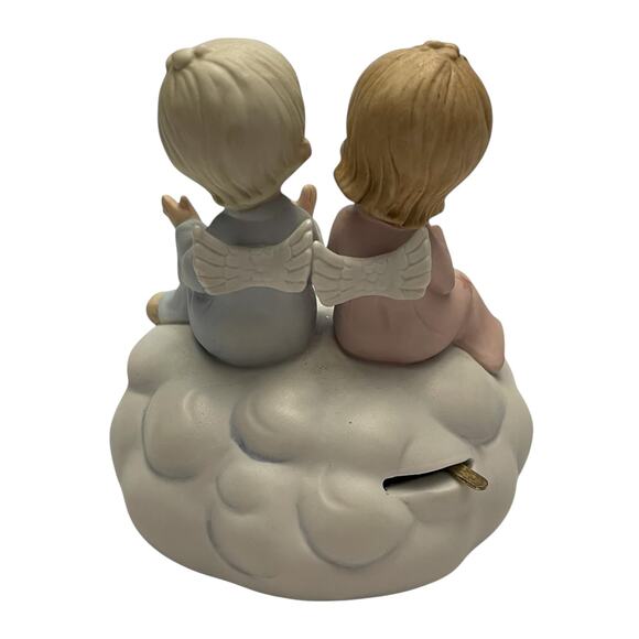 LEFTON China THE CHRISTOPHER COLLECTION 4.5" Music Box "SILENT NIGHT" 1980s - Picture 2 of 3